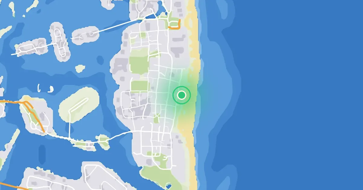 Where is Vice City beaches in GTA 6 — Leonida map