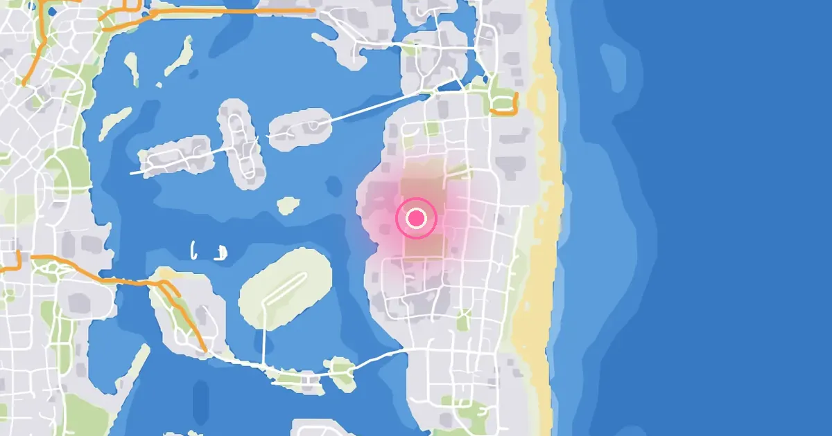Where is Ocean Beach in GTA 6 — Leonida map